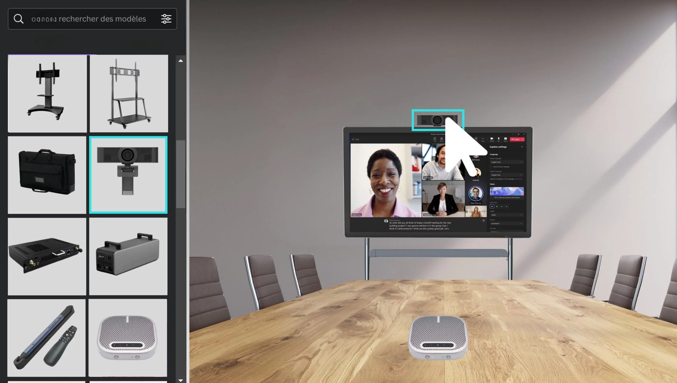 ajouter des accessoires à vos écrans interactifs