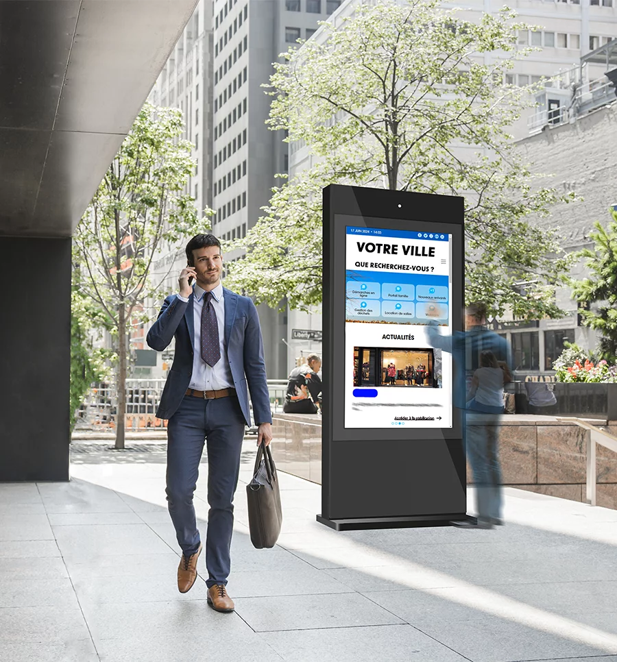 totem extérieurs blindés